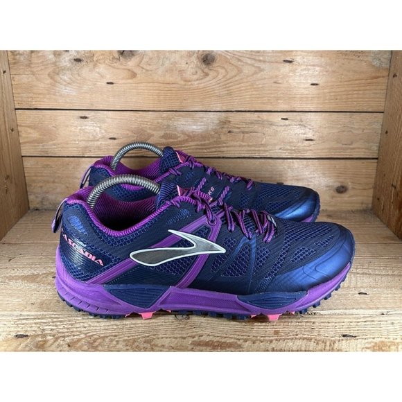 Brooks Shoes - Brooks Cascadia 10 Running Shoe Women's Sz 10 Purple Cactus Flower Trail Hiking